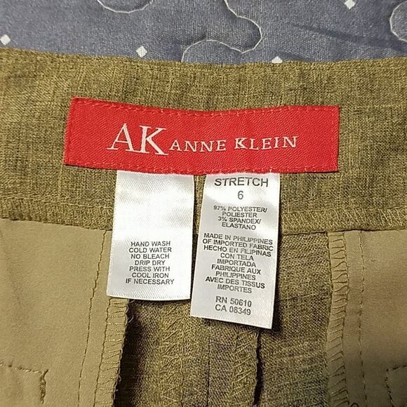 Anne Klein tan dress pants size 6 - Picture 3 of 4
